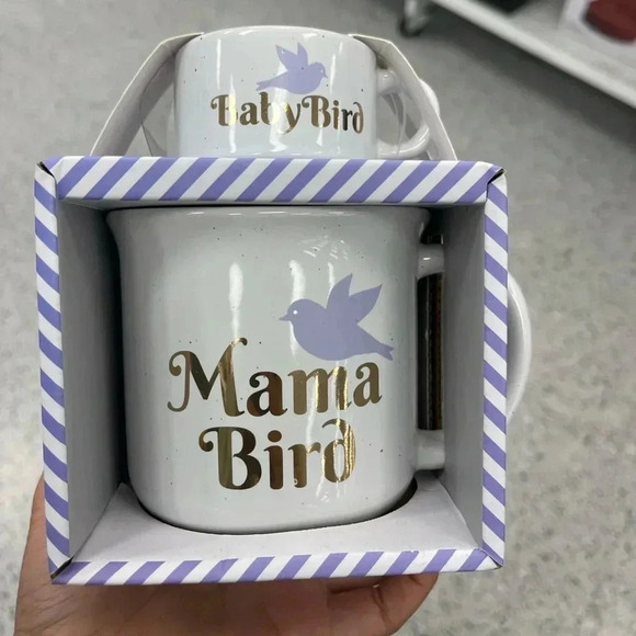 Other - Mama Bird and Little bird Tea Cup set Mommy and Me